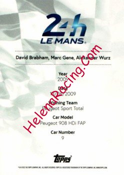 2009 Le Mans 24 h Verso.jpg